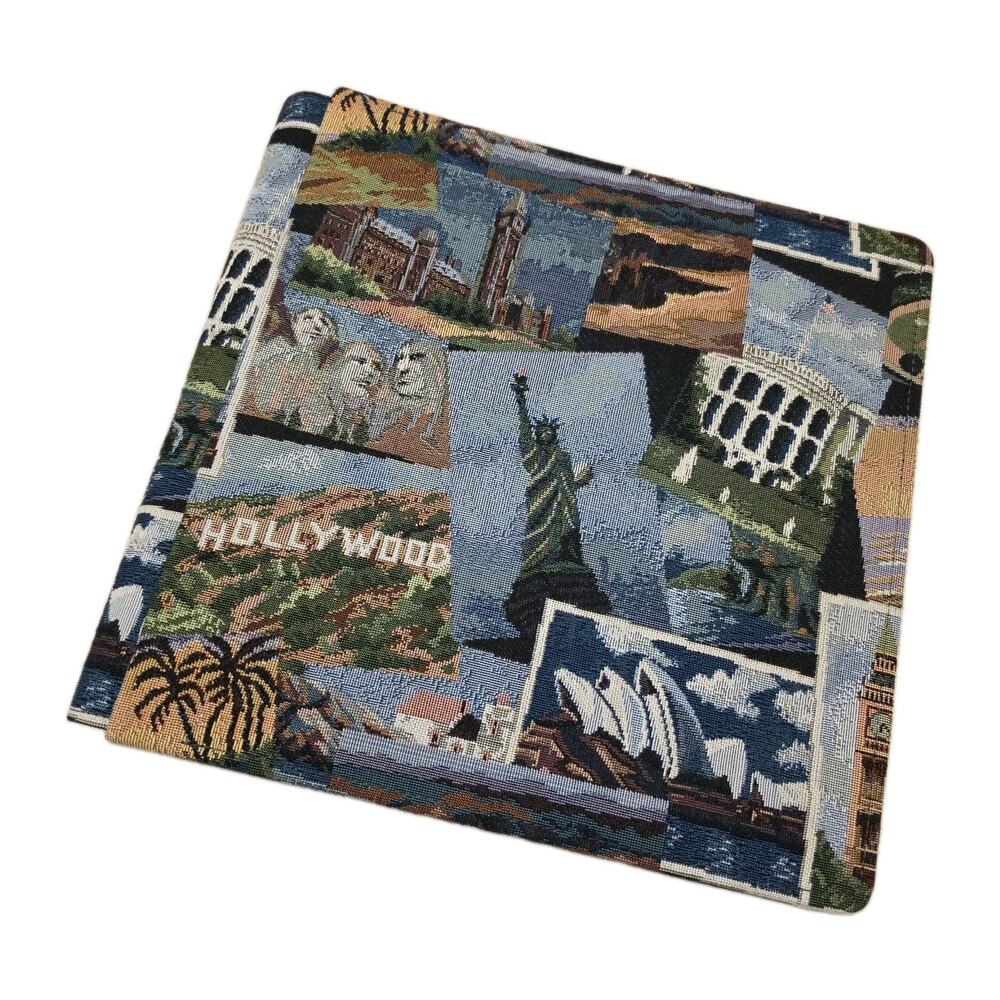 New Creative Memories 12x12 Scrapbook Cover Tapestry Travel Destinations Album